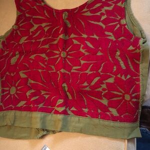 Hand embroidered top
